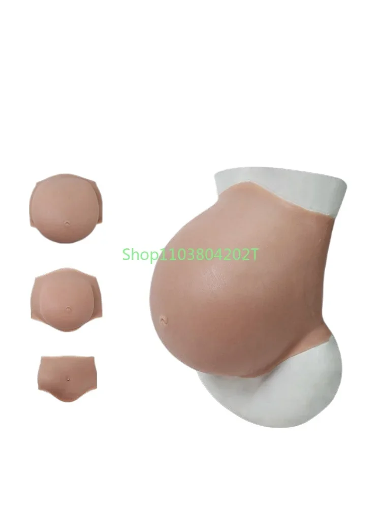 Pregnant  Fake Belly Oversized Belly Men Experience Pregnancy Video Props Silicone Pregnant