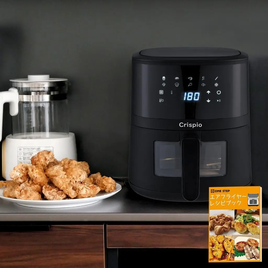 Amazon.co.jp: ChefRobot ノンフライヤー 8L 大容量 油なし ダブル