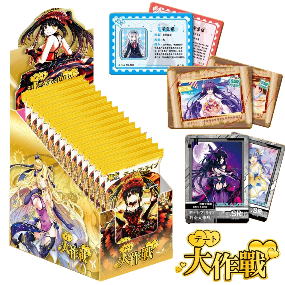 

DATE A LIVE Collection Card For Children Popular Magic Battle Anime Hoshimiya Mukuro Rare Limited Game Card Family Table Toys