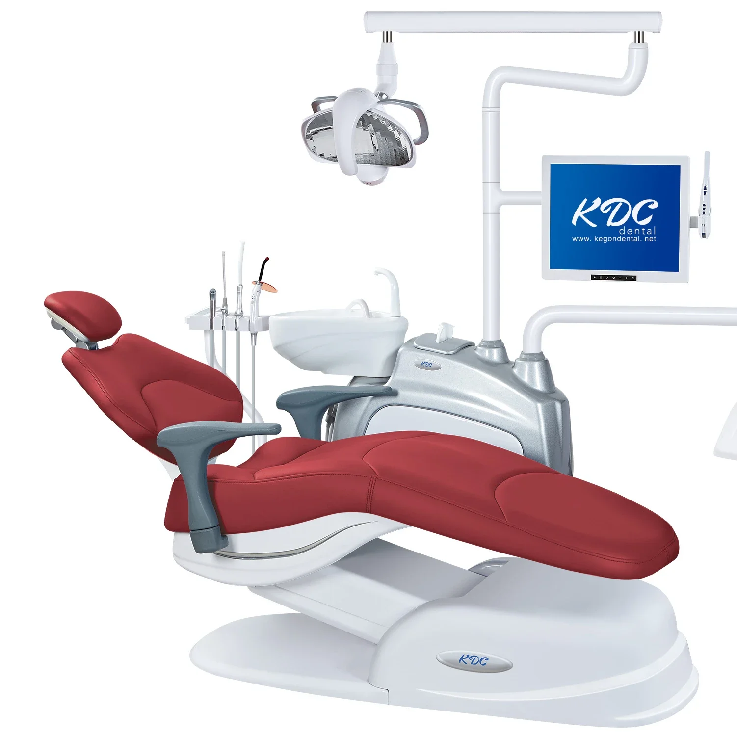 

K808-Q7den.tal Unit Oral Treatment Equipment Den.tal Bed Integral Unit 4 Holes or 2 Holes Different Color for Choose