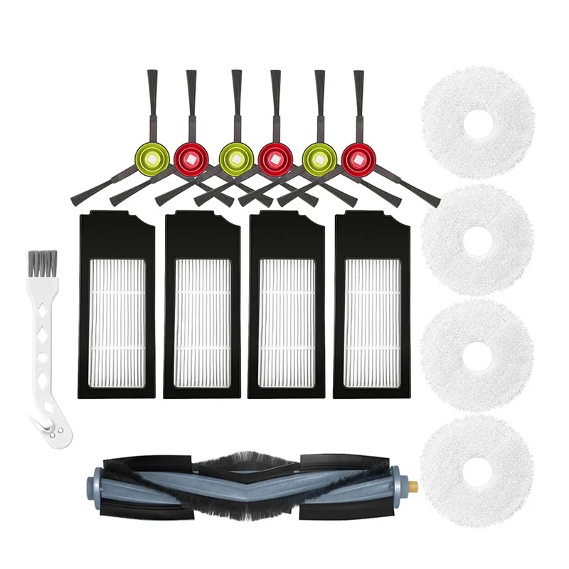 Replacement Roller Brush Side Brush Hepa Filters for Deebot X1Turbo X1Omni Robot Vacuum Cleaner Accessories