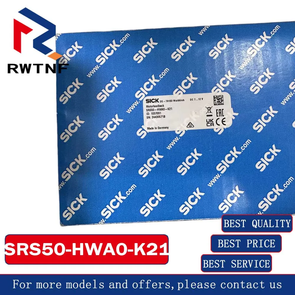 

Новый оригинальный энкодер SRS50-HWA0-K21 SICK, артикул 1037091, 100% оригинальный, в наличии на складе.