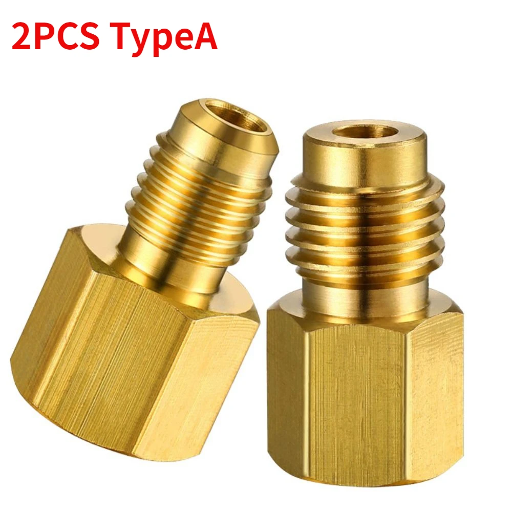 R410a Adapter 5/16 SAE F Quick Couplers To 1/4 SAE M Flare 5/16 SAE M To 1/4 SAE
