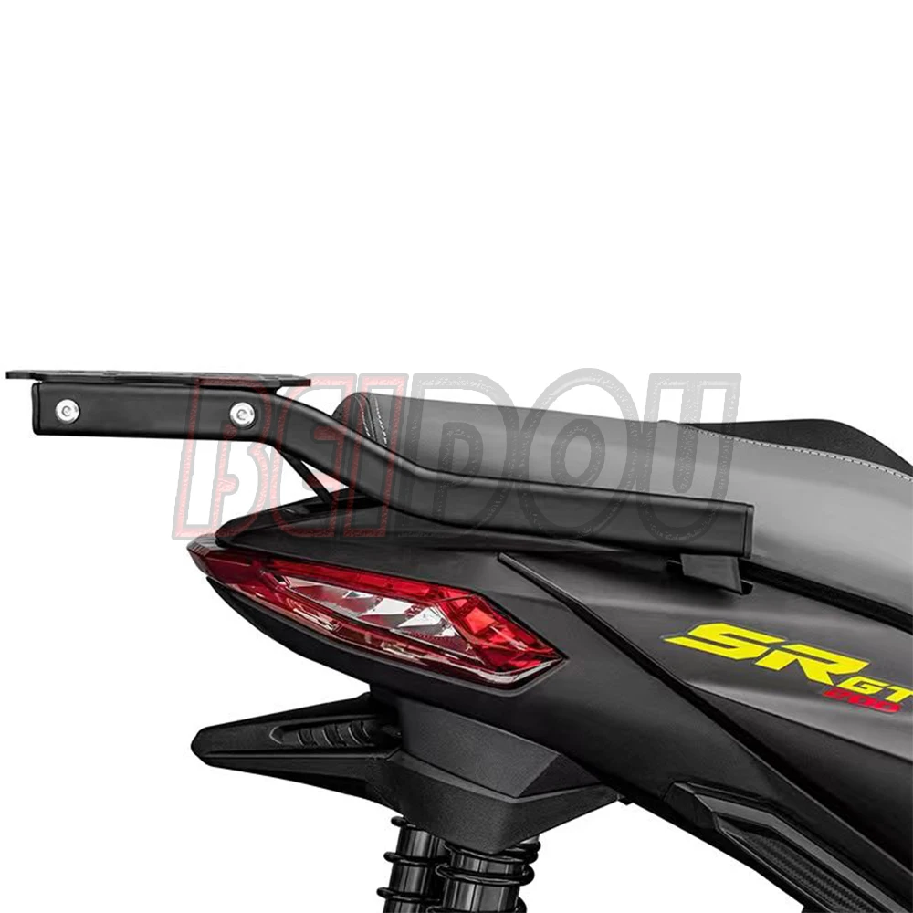 جديد لـ Aprilia SRGT 200 SR GT 200 GT200 دراجة نارية تعديل صندوق خلفي رف خلفي رف صندوق السيارة رف السفر