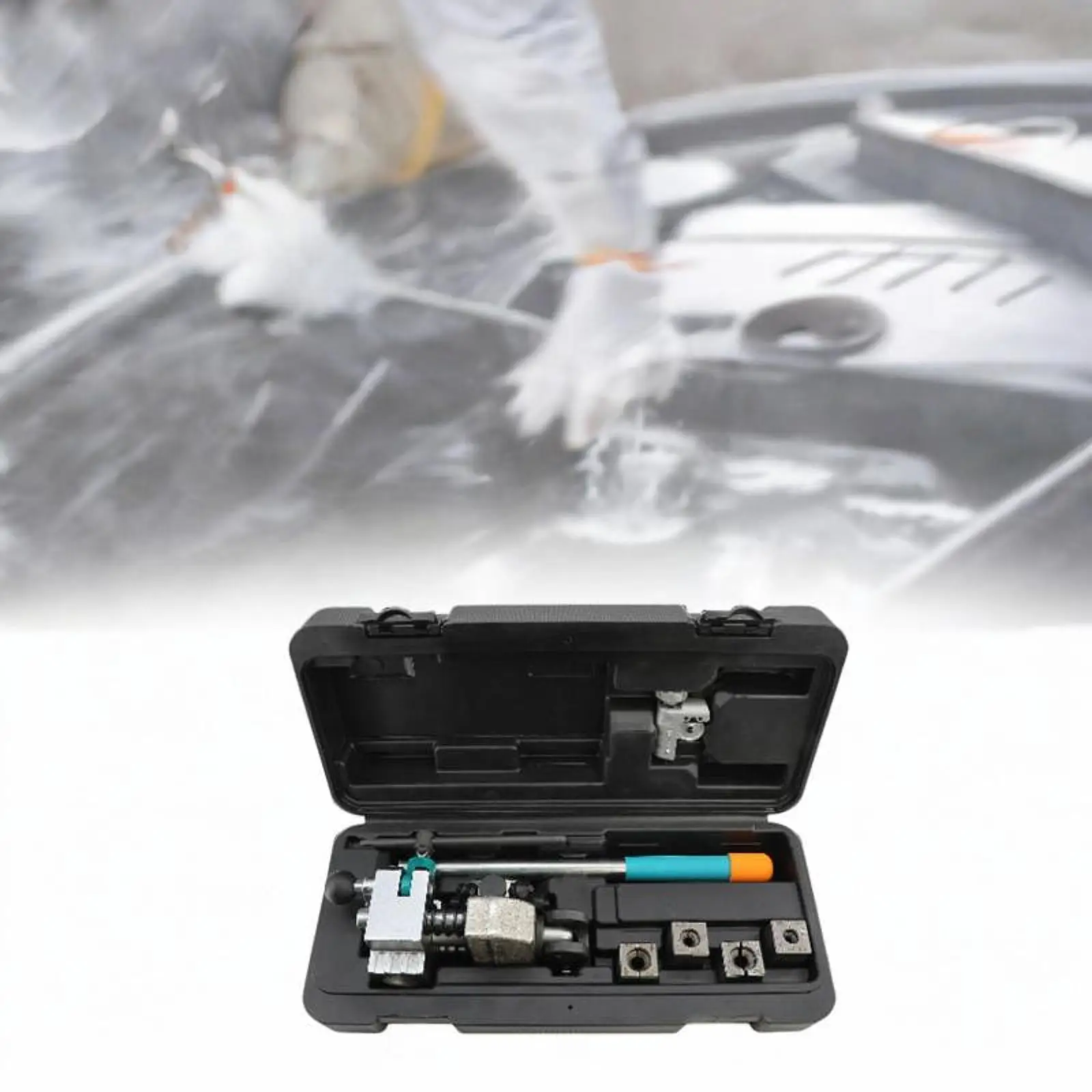 

Brake Line Flaring Tool Kit Easy to Use Practical Steel Tubing Flaring Tool