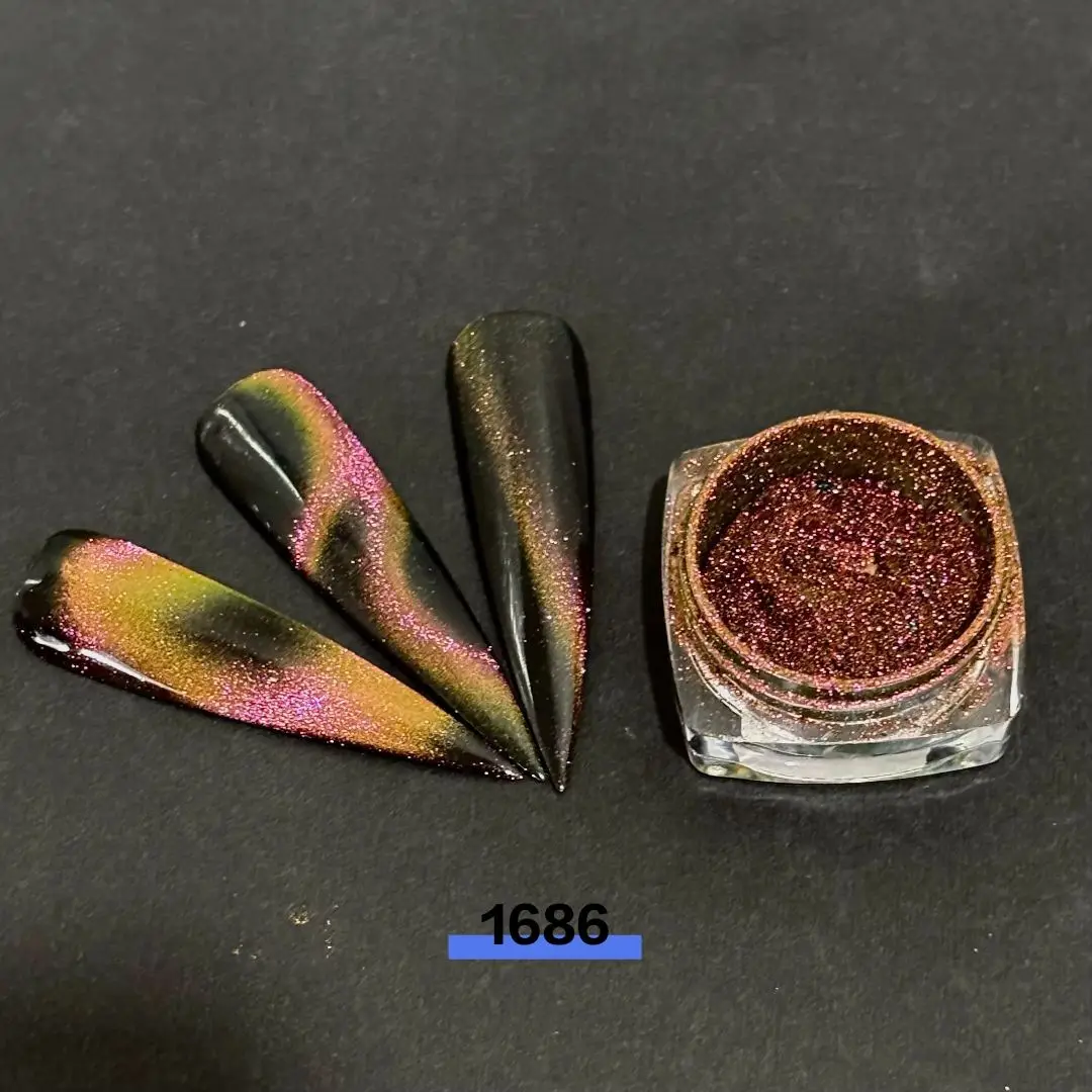 Intense  Super Shifting Chameleon Cat Eye Color Shift 3D magnetic Pigment For Nail Art