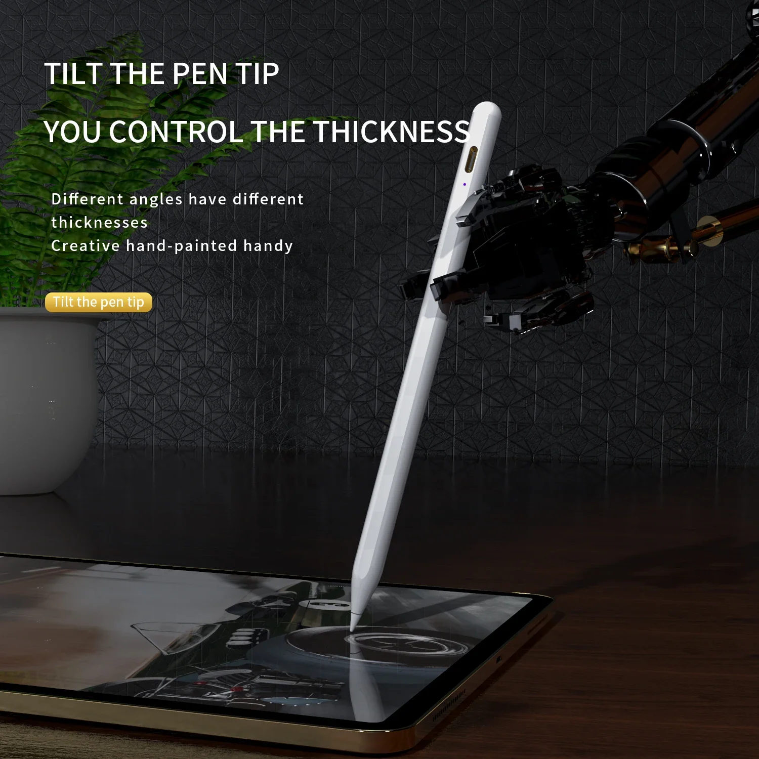 

Pen For Apple Pencil Palm Rejection iPad Stylus Pen for iPad 2018-2024 iPad 9th 10th Air 5 Mini6 Pro11 Accessories