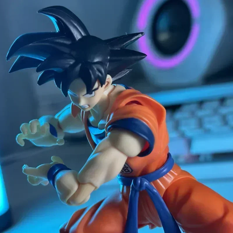 

Bandai S.h.figuarts Shf Dragon Ball Z Son Goku Raised on Earth Action Figure Collectible Model Toy Gifts for Children in Stock