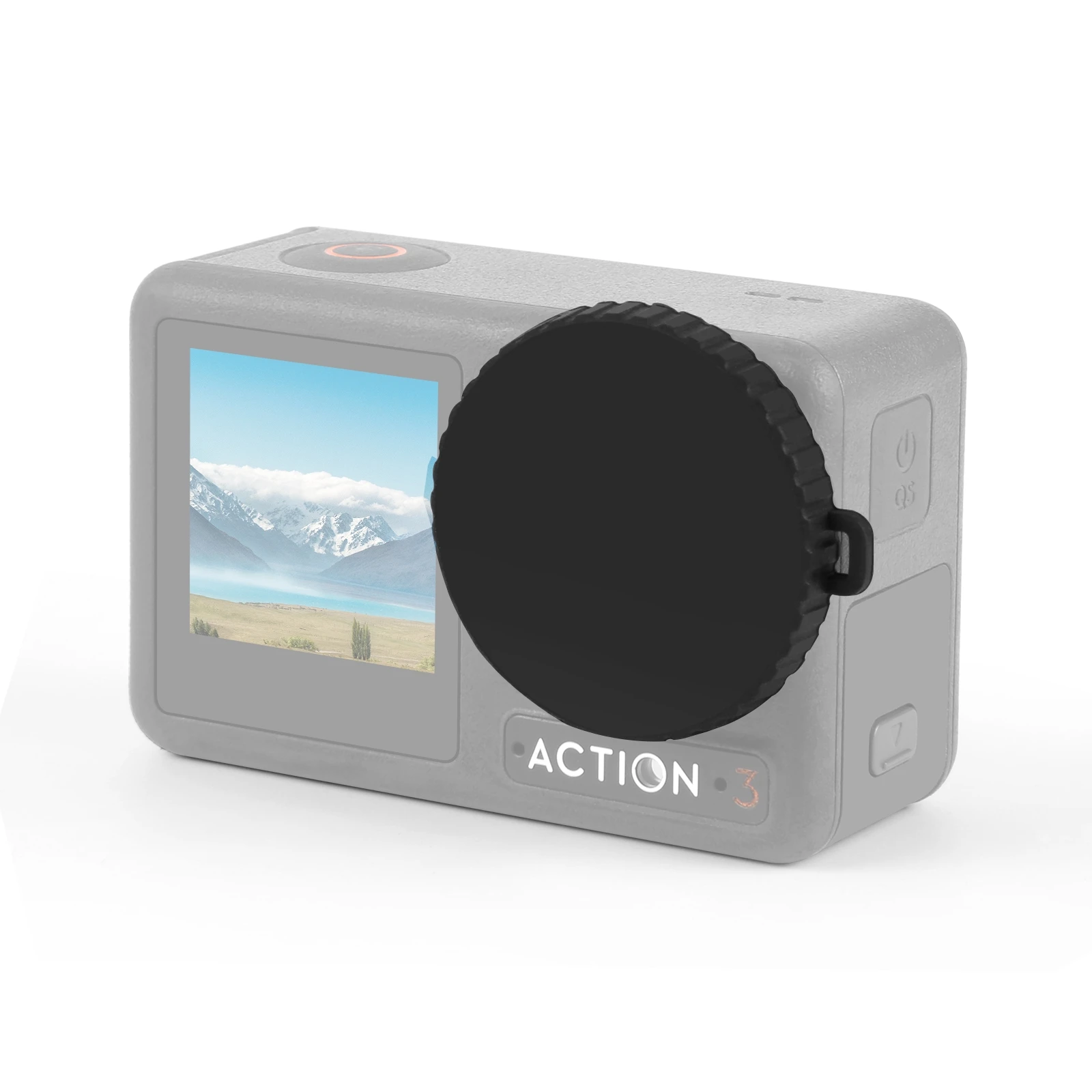 PULUZ Anti-fall Lens Shell for DJI Osmo Action 5 Pro / 4 / 3 Silicone Lens Cap