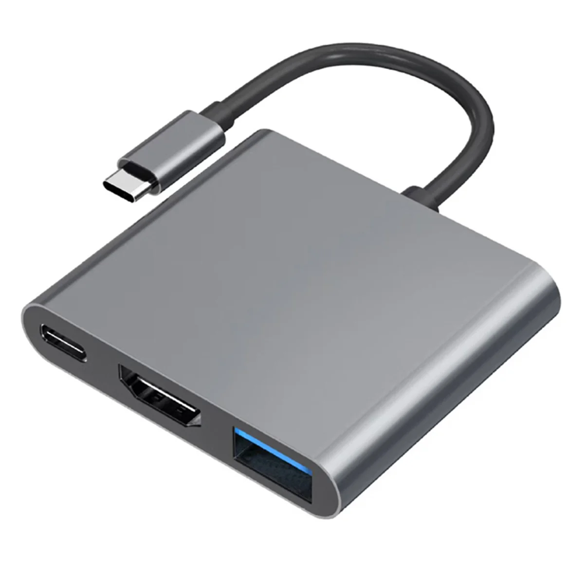 

A07I USB-концентратор 3 в 1, совместимый с USB C-совместимым разветвителем, концентратор Type-C, совместимая док-станция USB3.0
