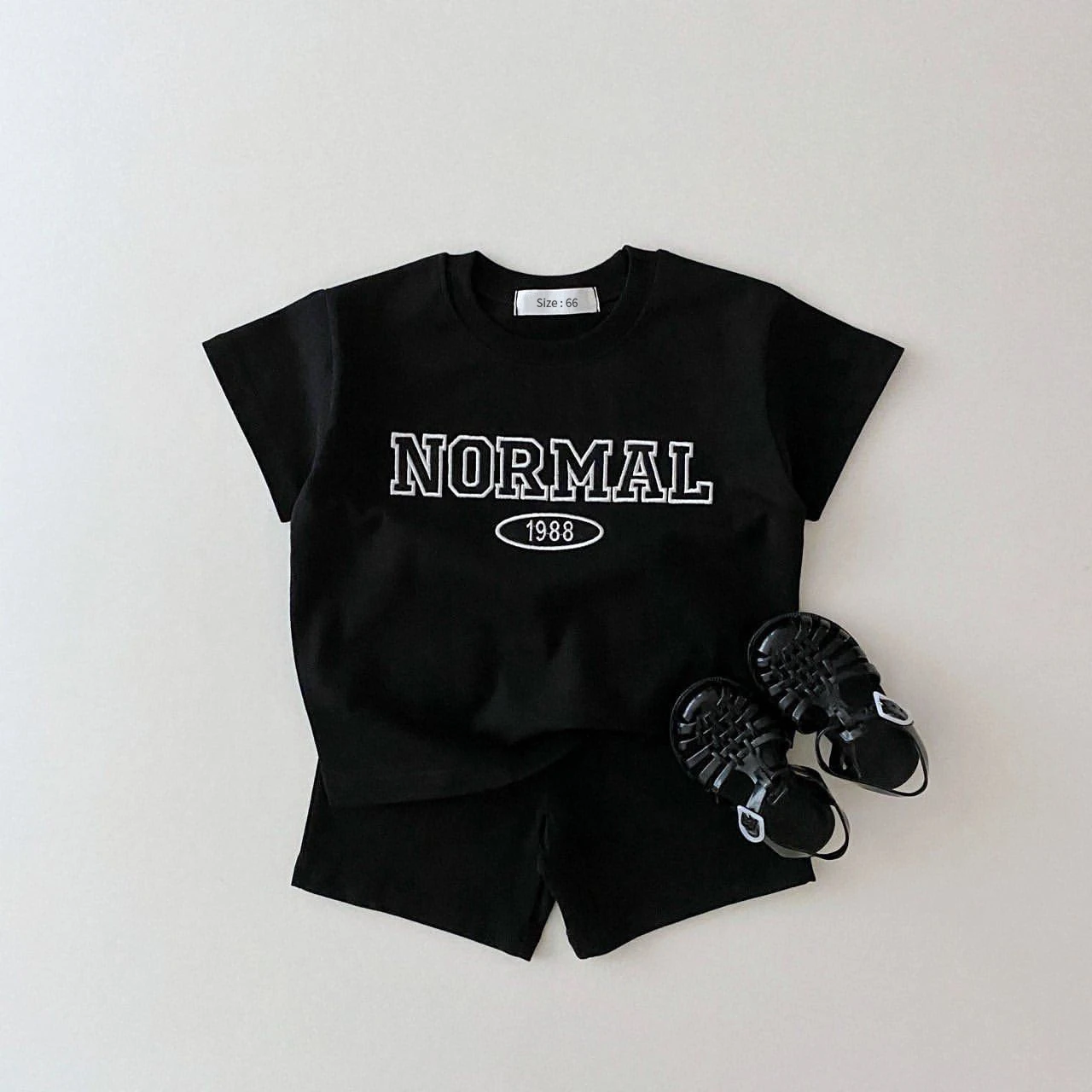 Baby Girls Boys Outfit Suit Cotton Embroidery Children Clothes Set Toddler Sports Tshirt Kids Tops Shorts Pants 2Pcs Set Summer