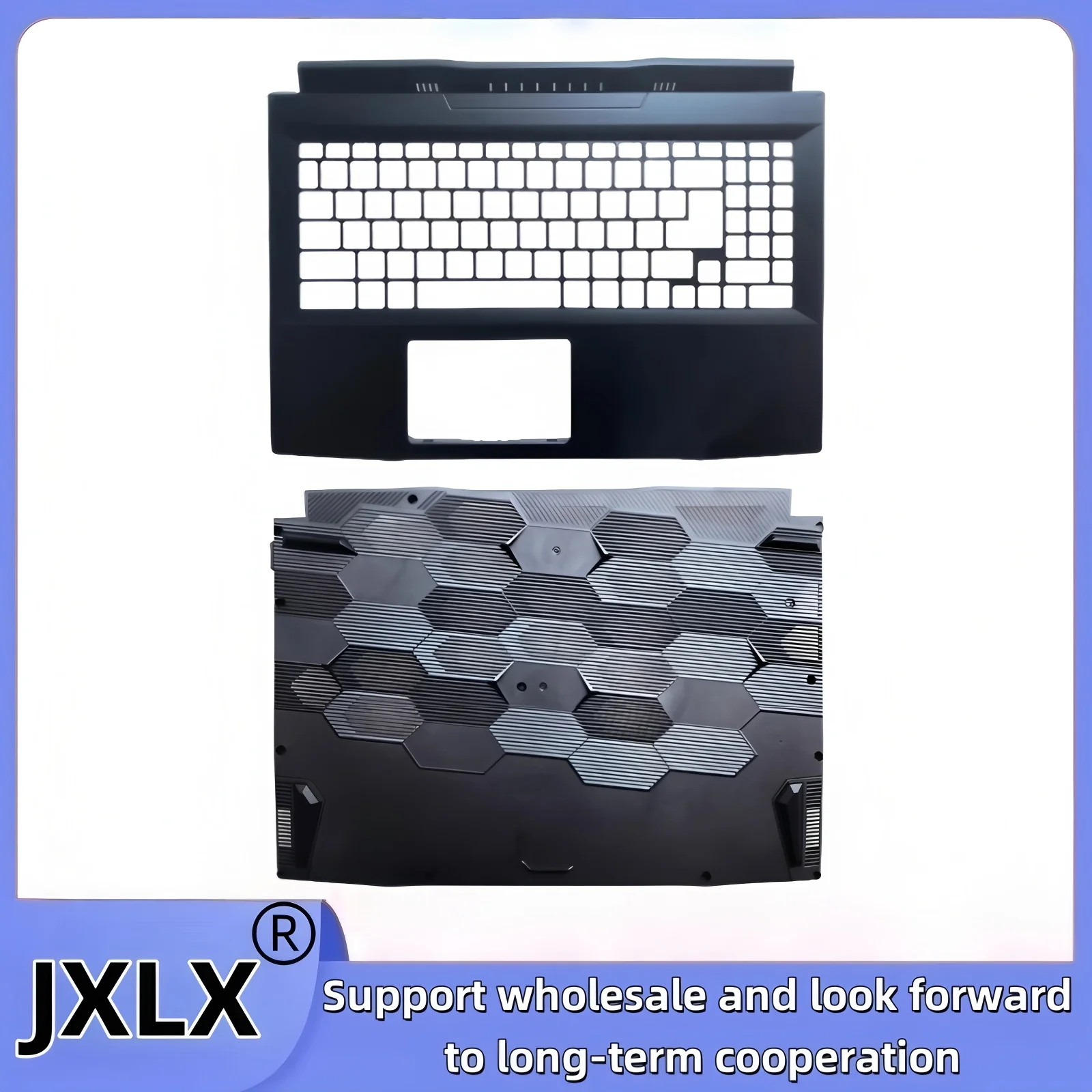 JXLX ®   Nouveau pour MSI Bravo 15 MS-158K ordinateur portable LCD couverture arrière boîtier supérieur/lunette LCD couvercle de lunette avant/couvercle repose-paume/couvercle de Base inférieur