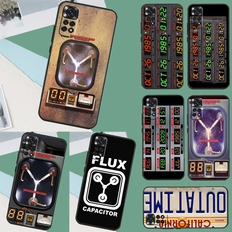 Back to the Future Flux Capacitor Case For Xiaomi Redmi Note 12 11 10 8 9 Pro 9S 10S 11S 12S Redmi 12 9C 10C 12C Back Cover