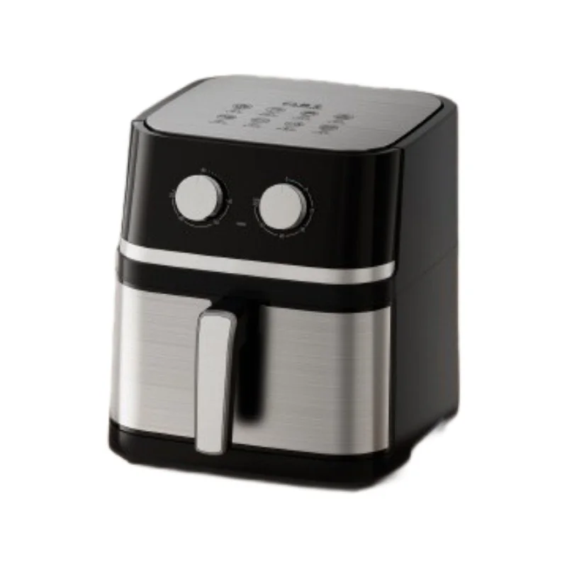 مقلاة هوائية كهربائية أوتوماتيكية بالكامل متعددة الوظائف بسعة كبيرة - فرن منزلي من الفولاذ المقاوم للصدأ مربع طباخ حديث متكامل