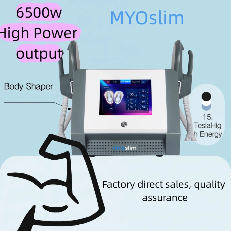

Professional Ems Body Sculpting Machine 6500W Neo Rf Muscles Sculpt Fat Burning Slimming Build Muscles Beauty Equipment
