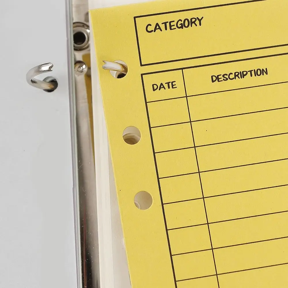 Money Saving Budget Envelopes Loose leaf Budget Organizer Cardstock Cash Envelope Kawaii Planner Accessories