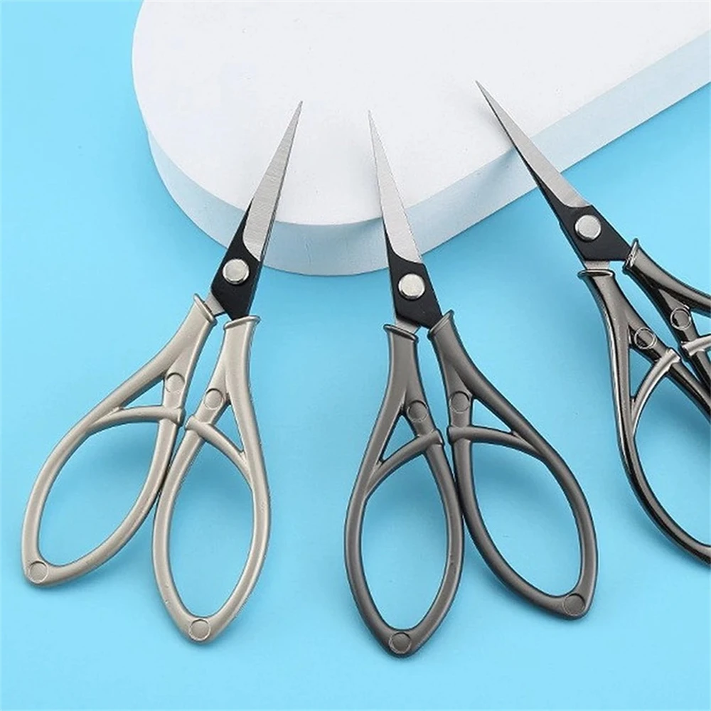 1PC, Flower Pattern Stainless Steel Vintage Scissors Sewing Embroidery Art Scissors Tailor Scissor Kitchen Shears Sewing Tool