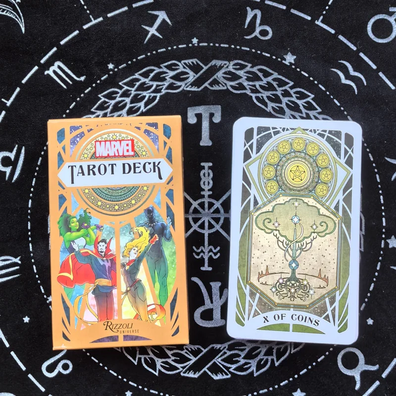 Marvel Tarot Look Into The Future with This Lavishly Illustrated Tarot Deck Newly Commissioned Artwork of The Marvel Comics Cano