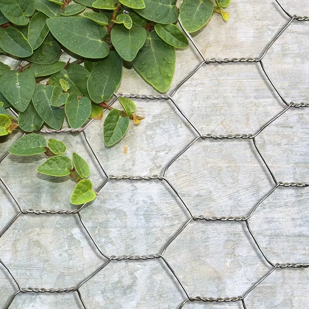 Hexagonal Chicken Wire Mesh Galvanised Garden Rabbit Fencing 0.1/0.35/0.4m DIY Craft Pet Wire Netting for Plants Protection