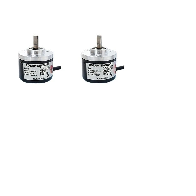 Incremental Rotary Encoder E40S6/E50S8/E40H6 Series, 1000PPR 12-24V DC Solid/Hollow Shaft Encoder for Industrial Automation