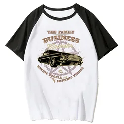 Supernatural shirt women hip hop Pop Culture Classic Breathable Y2k aesthetic top tees Pastel anime University graphic