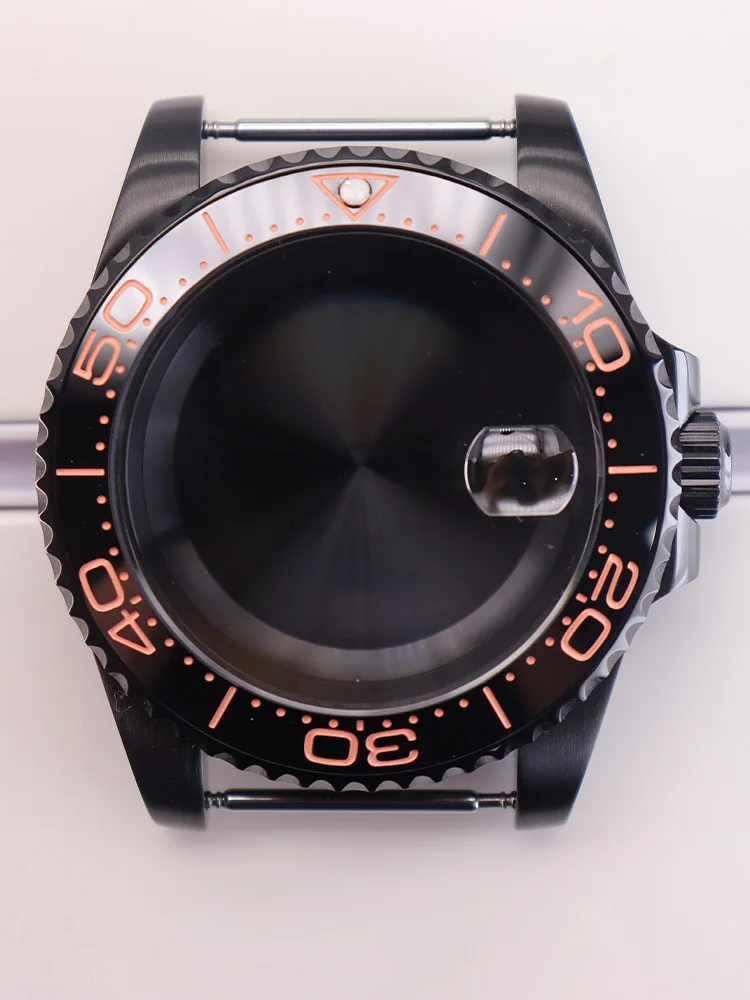 حافظة 40 ملم هيكل NH35 ميكانيكي عالي الجودة 316 من الفولاذ المقاوم للصدأ متوافق مع ملحقات NH34/NH36 Eta2824