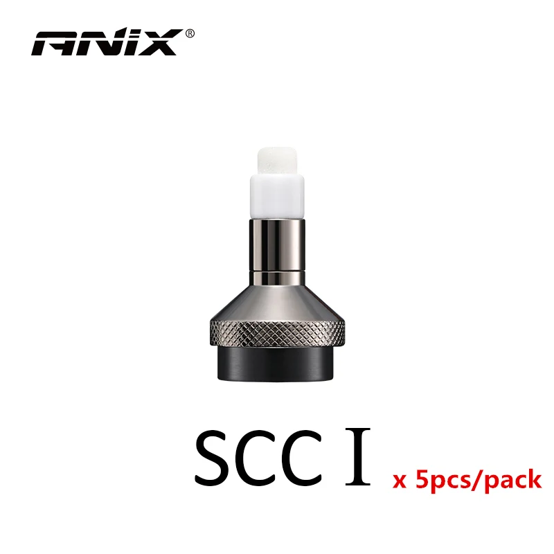 Anix Scorpion Coils SCC I & SCC II asta di riscaldamento in ceramica tubo testa bobina 0.5 ~ 0.7ohm per Nectar Wax Collector vaporizzatore Vape Pen Kit