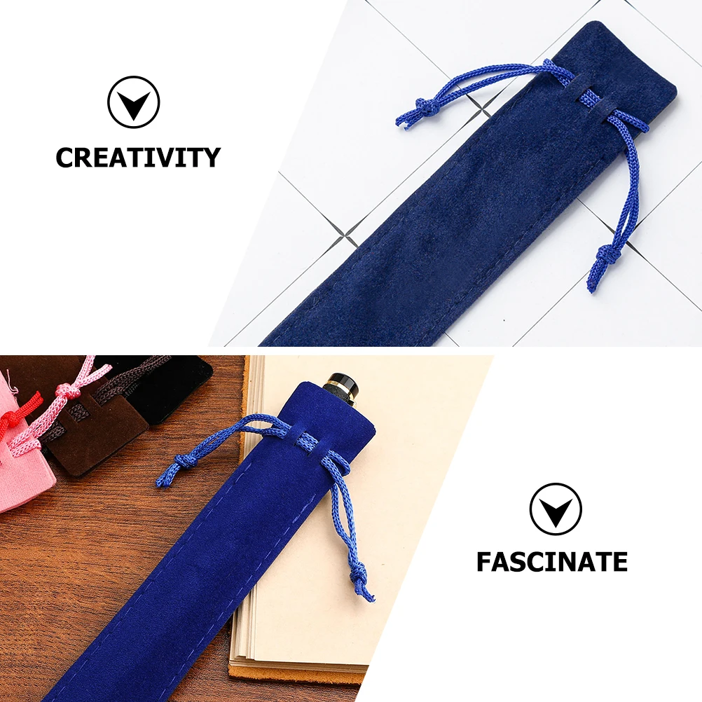 20 قطعة من حاملات الأقلام المحمولة، حماية آمنة للإغلاق برباط ضد الخدوش، مثالية للتنظيم اليومي للهدايا