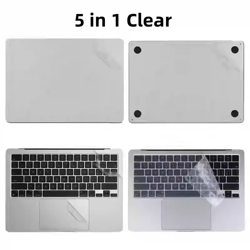 2026 Full Body Matte Clear Sticker Decal for Macbook Air 13.6 M2M3