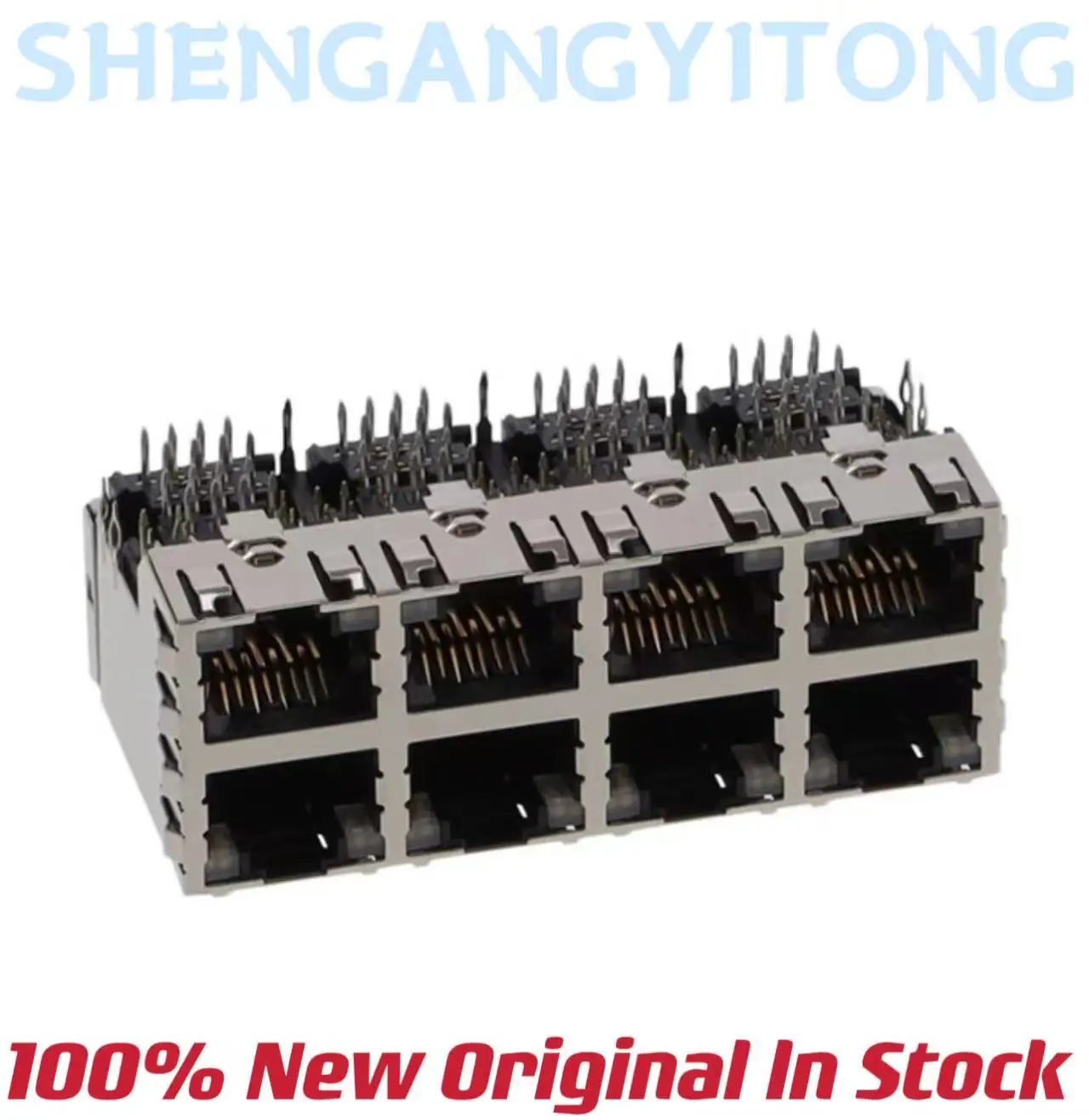 1PCS 6368062-4 CONN MOD JACK 8P8C R/A SHIELDED