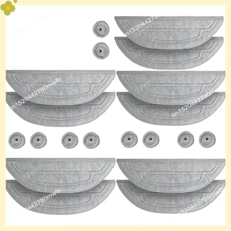 

LDHL тряпки для швабры для Roborock S8 Maxv Ultra G20s робот-пылесос сменные детали моющаяся щетка для чистки тряпка