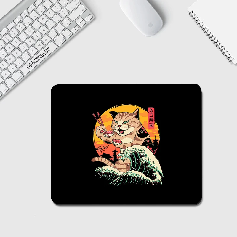 Warrior Cat Small Mousepad XS Mouse Pad Office Desk Mat Best 20x25cm Mouse Mat Design Little Desk Mat For Laptop