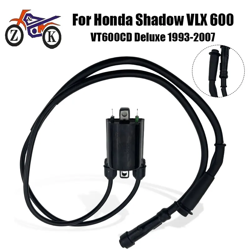 

Катушка зажигания и колпачок свечи зажигания для мотоциклов Honda Shadow VLX600 VT600 1988-2007, VT600CD Deluxe 1993-2007. Замена катушки зажигания.