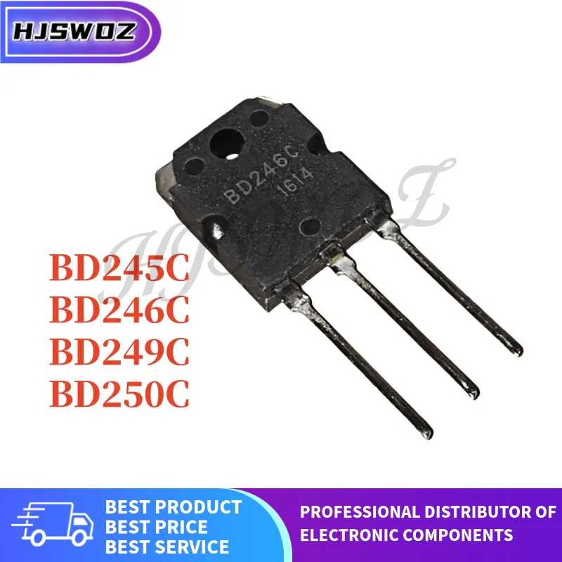 10Pcs Brand New BD249C BD249 249C BD250C BD250 BD245C BD246C BD246 BD245 TO-3P Power Transistor In Stock