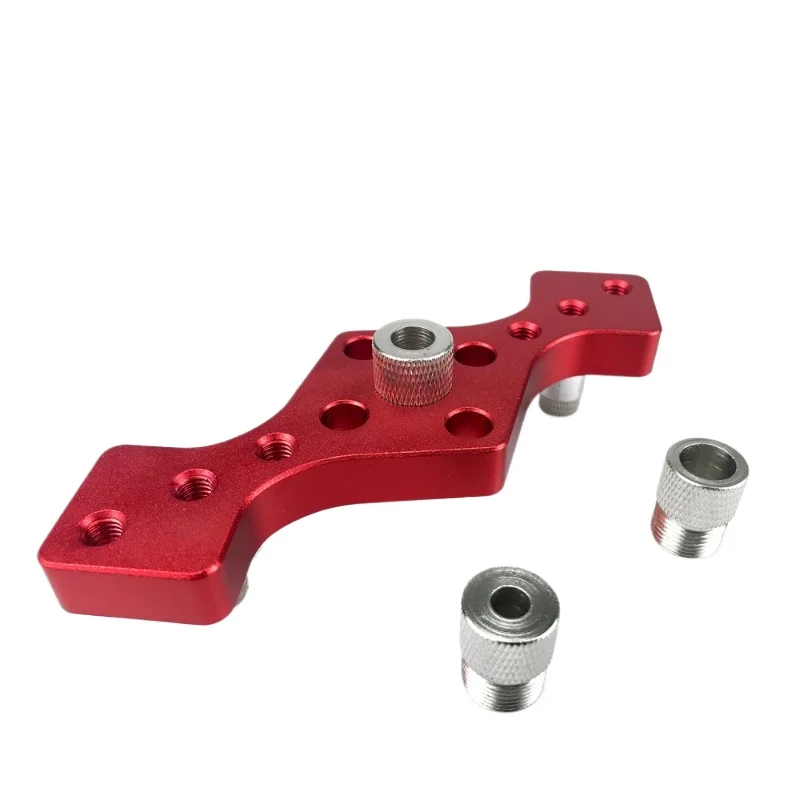 For  Woodworking Drilling Tool Red Metal Positioning Clip + 6/8/10 Trouble Diamond Positioner