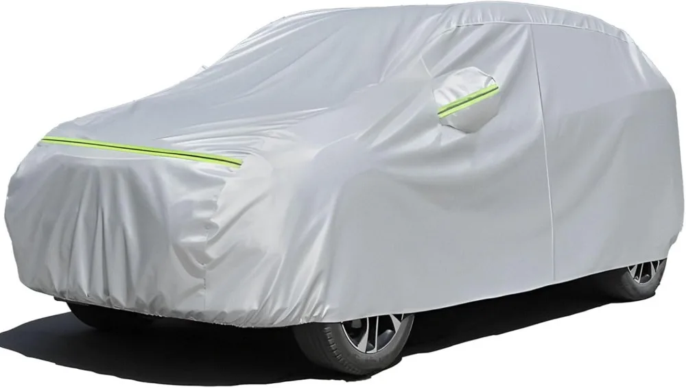 

SUV Car Cover Waterproof All Weather Heavy Duty 6 Layers Sun Protection Windproof Straps Universal Fit 188-198 inch