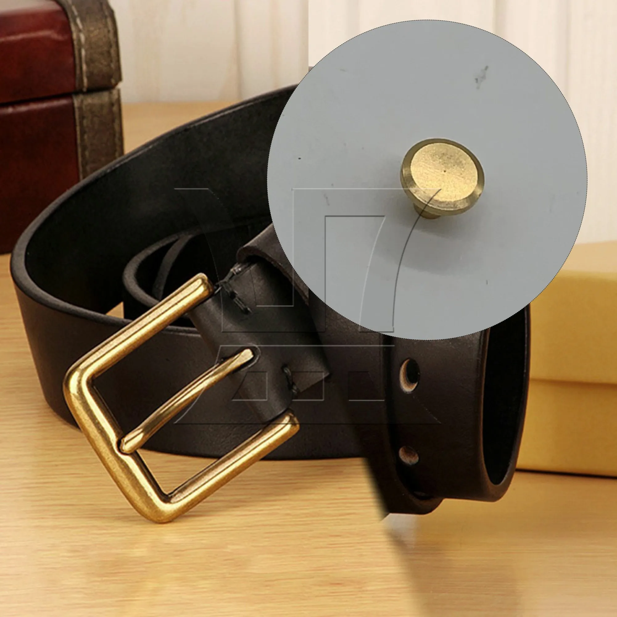 

BQLZR 1pcs Flat Head Belt Screw 10x4x6mm for Luggage