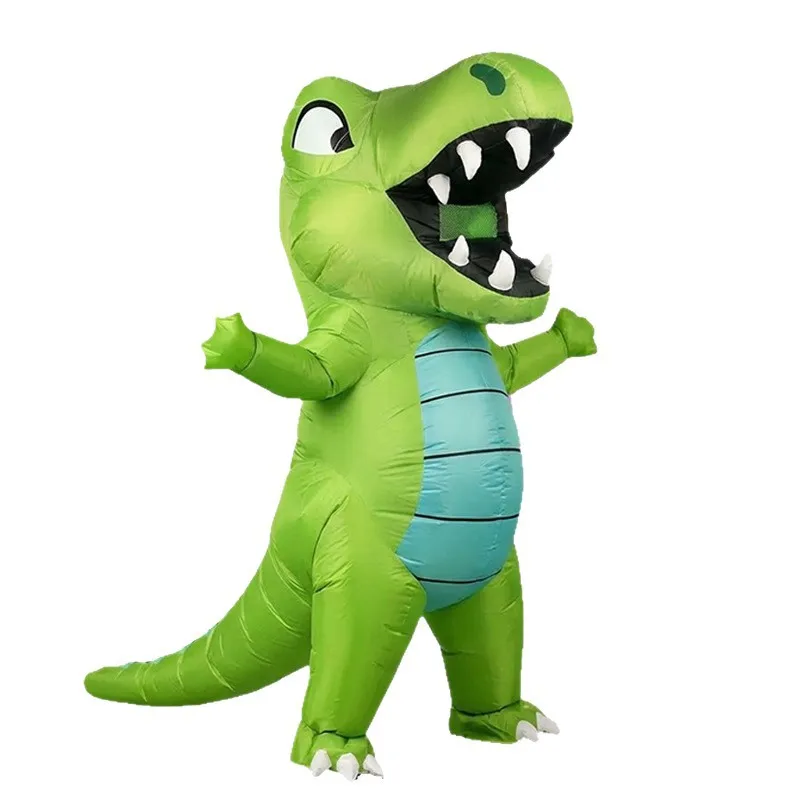 

Tyrannosaurus Rex Inflatable Costume Funny Party Halloween Costume Playing Adult Big Mouth Dinosaur Inflatable