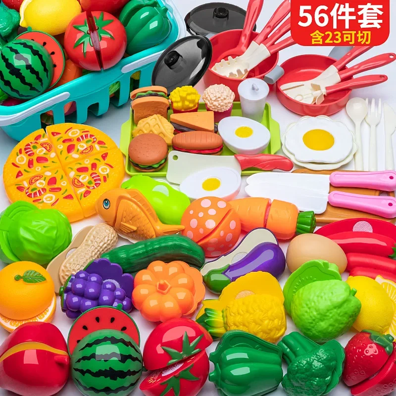 

Pretend Play Toys Kitchen Fruit Cutlery Toy Baby's Recognition Simulated Apple Color Children DIY Creative Gift