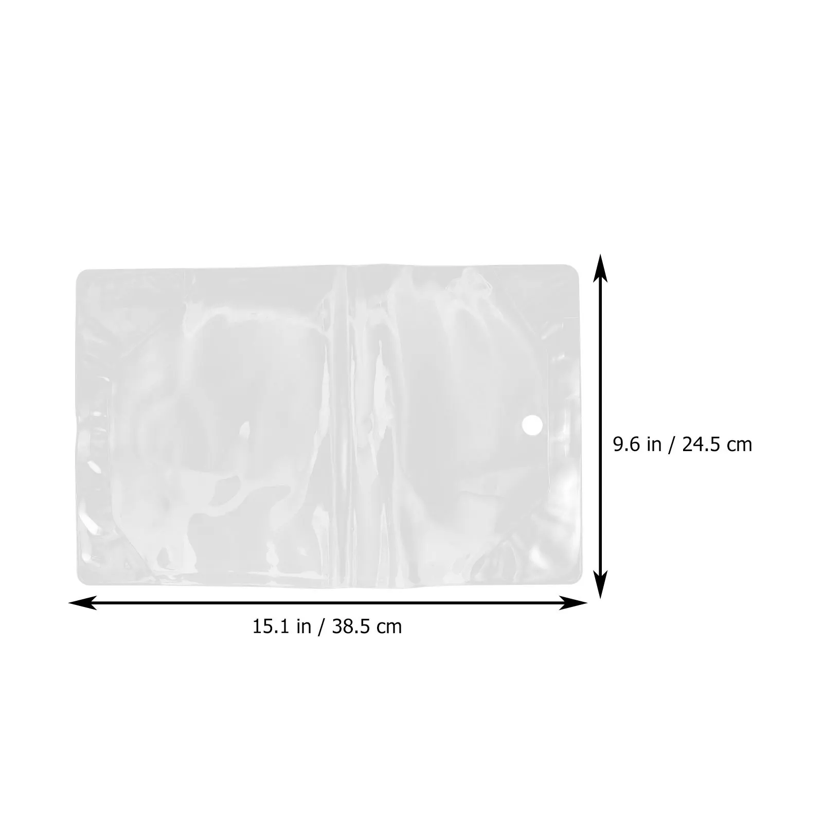 

3Pcs A5 Book Cover Transparent Plastic Waterproof Clear Protective Film Textbook Protection Book Cover