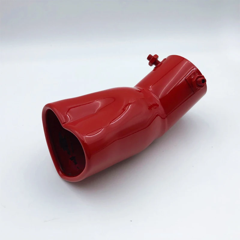 New Design Heart Shape Style 2.5 Inch Exhaust Tips Stainless Steel Rear Exhaust Tips Muffler Tail Pipe Car Accessories