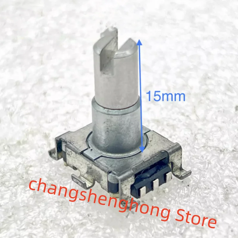 

1pcs for ALPS EC11 encoder SMD air conditioner panel damped feel without switch 360-degree round handle 15mm