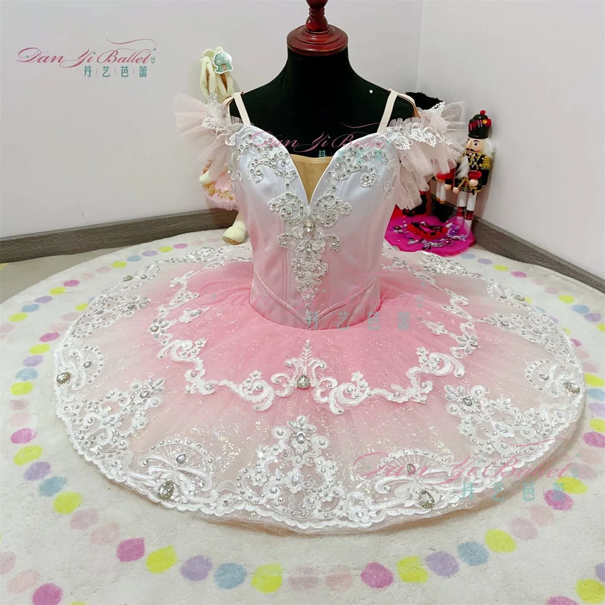 

Danyiballet fairy doll dish skirt ballet dress pink competition performance skirt professional customization