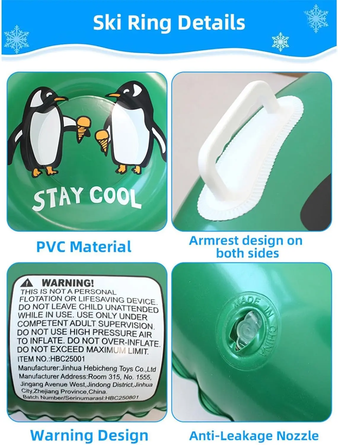 

Универсальный снежный коврик | Надувные санки с ручкой - подходят для парков, садов, пляжей, занятий спортом и снегоступом.