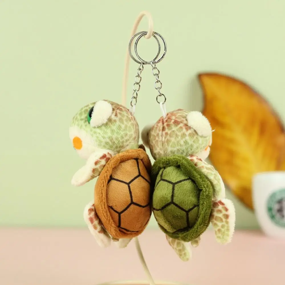 

Backpack Charm Turtle Turtle Plush Keychain Stuffed Cartoon Anime Turtle Doll Pendant Small Soft Plush Toy Keyring Kid Girl Boy