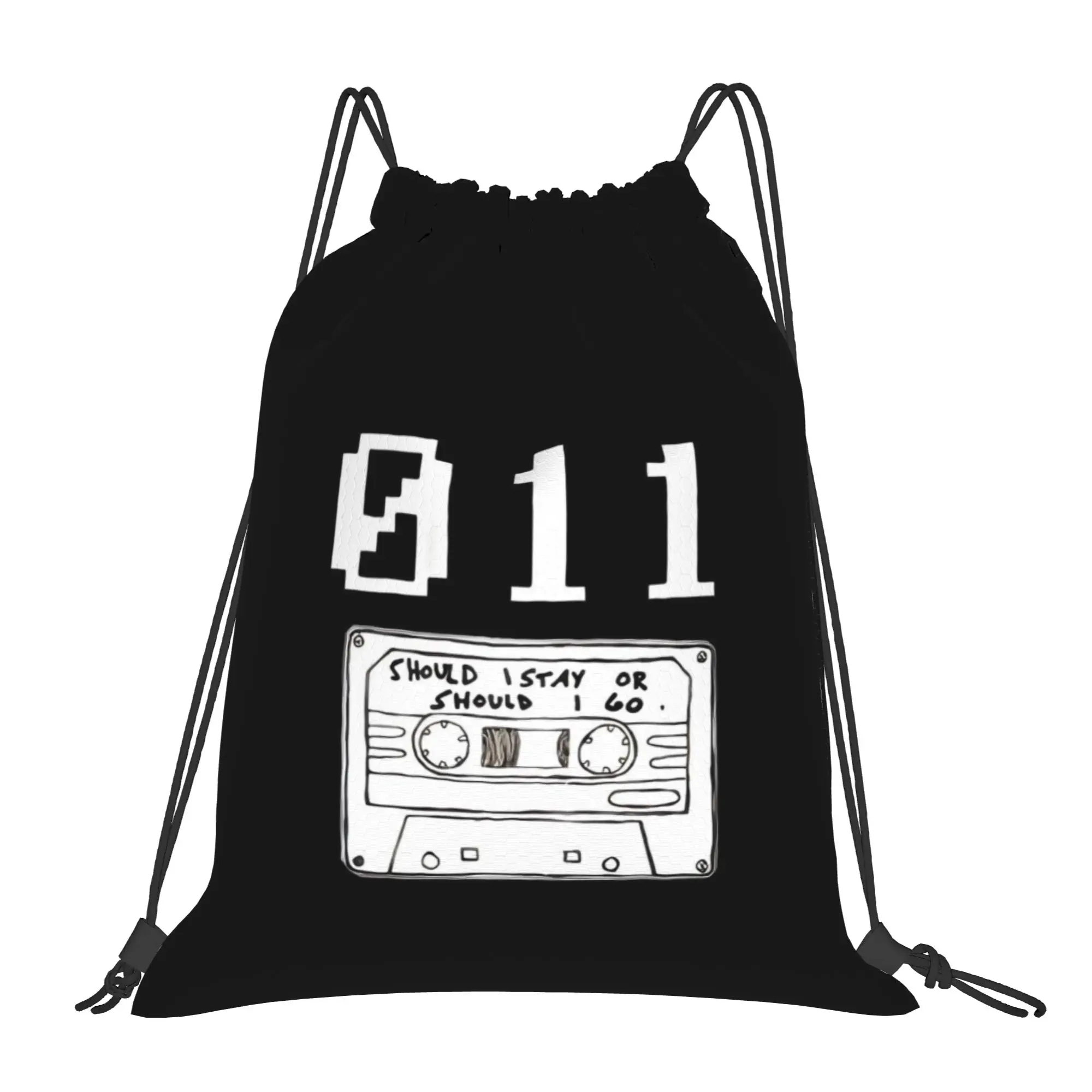 Eleven 11 Eggo 8 ST Drawstring Bags Hiking Unisex Storage Organize Bundle Pocket Rope Bag