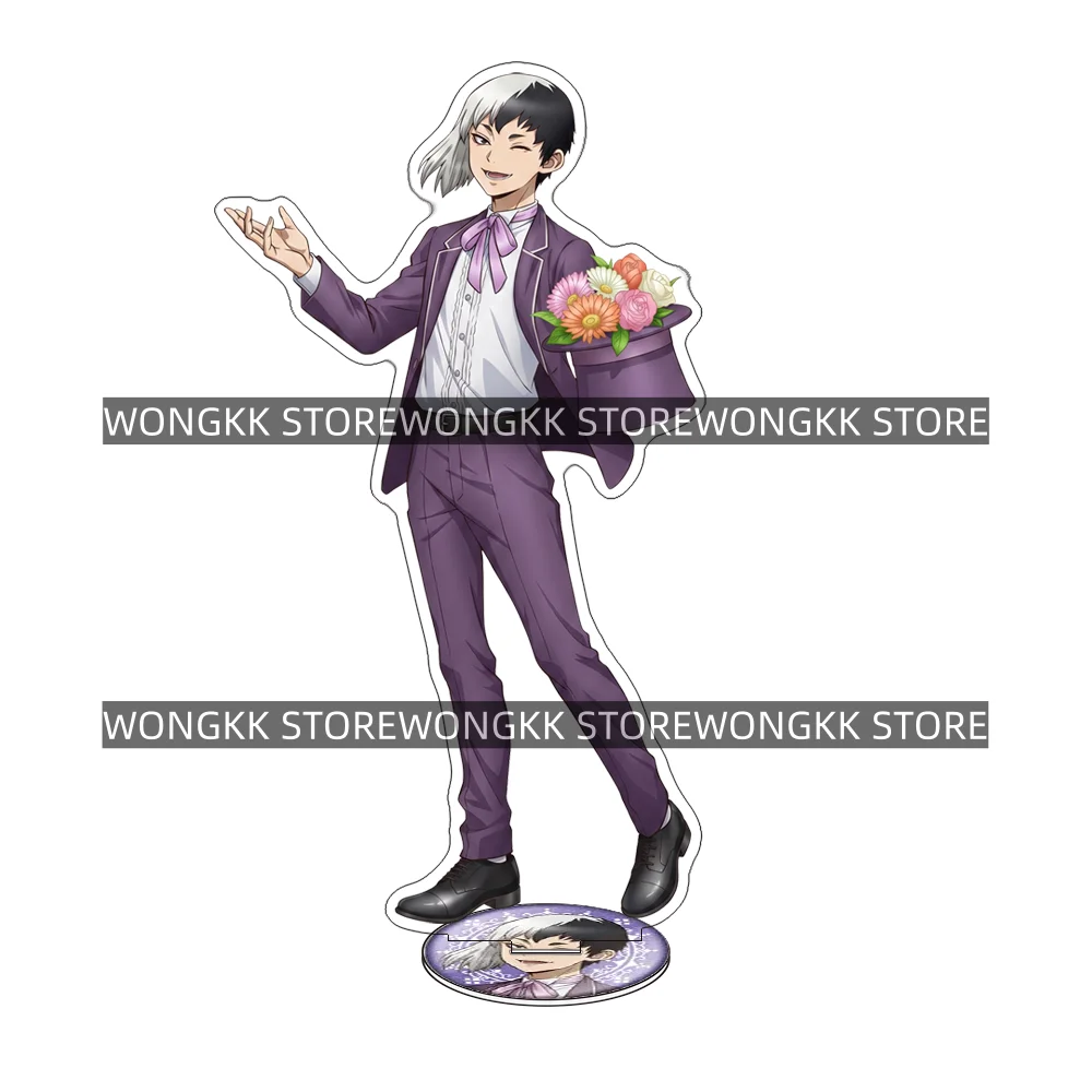 Dr.STONE Senku Xeno Stanley Brilliant Science Wedding 15CM Acrylic Stand Keychain 2026 New Anime Stand Desktop Display Gift view 3