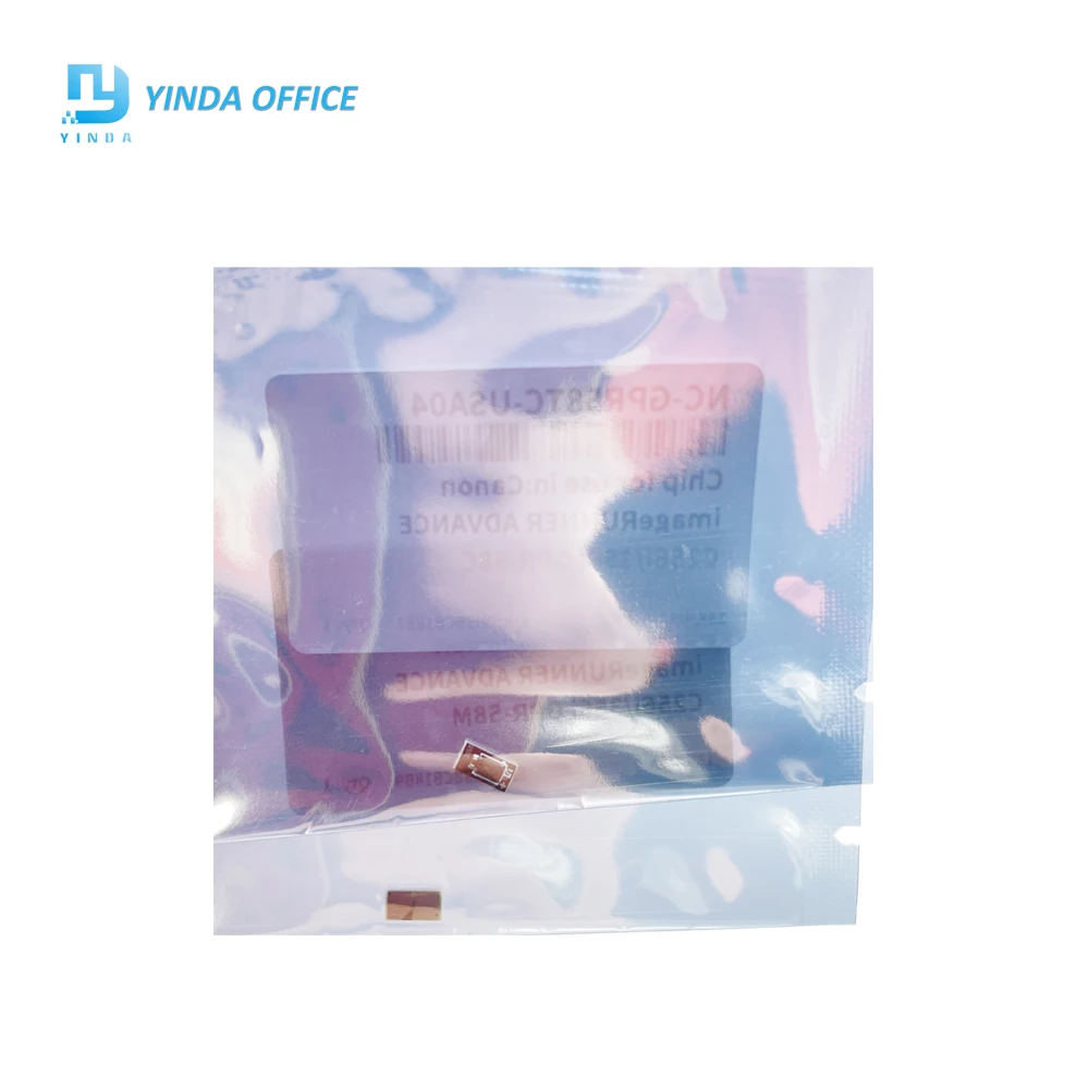 4 قطعة CMYK GPR58 رقاقة الشكل الأصلي EXV55T NPG76 رقاقة الحبر الولايات المتحدة الأمريكية نسخة لكانون imageRUNNER ADVANCE C256 356 356iF II