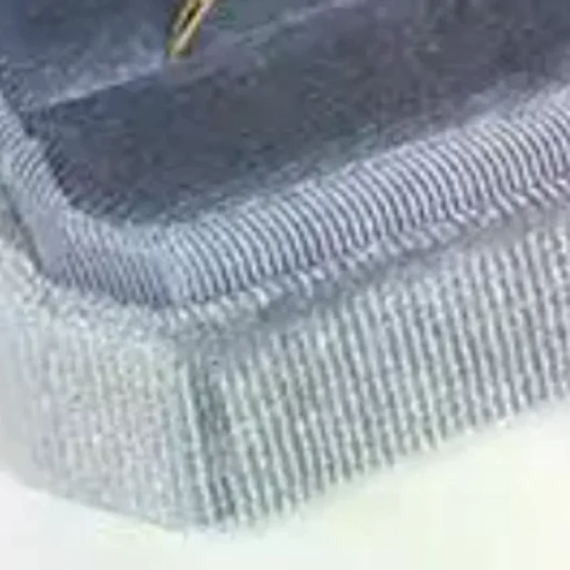 

Luxury Velvet Octagon Double Ring Box Detachable Lid Soft Lined 2 Slots Holder for Proposal Engagement Party