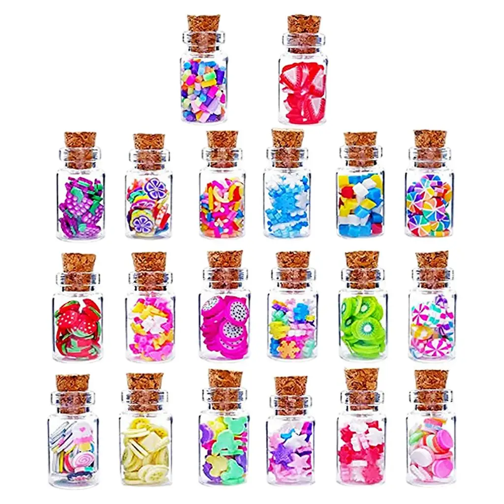 

20 шт., милая банка, стеклянная бутылка, модель кукольного домика, мебель, часть игрушки, декор, аксессуары для кукольного домика, банка для еды/12, подарок для кукольного домика